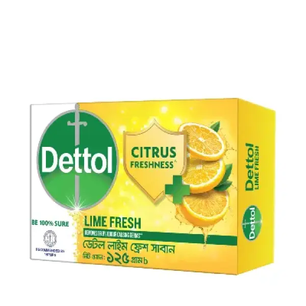 125 gm Dettol Soap Fresh Bathing Bar Soap With Odour Protection