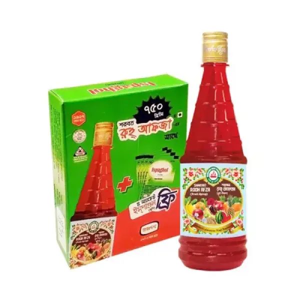 750 ml Rooh Afza (Free Ispaghol Bhusi 20 gm)